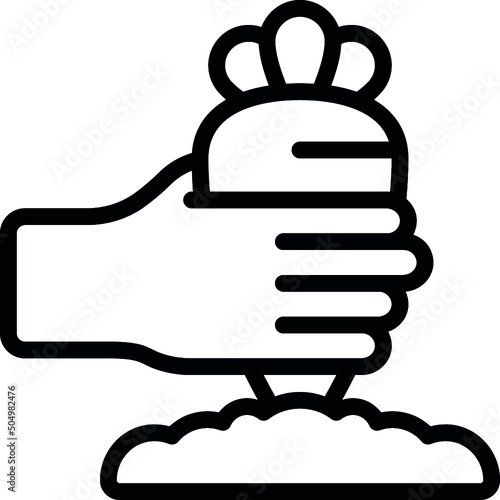 Pull Carrot Out Icon