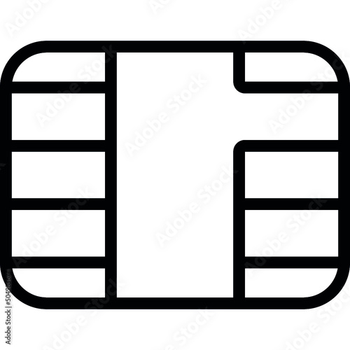 Credit Card Chip Icon