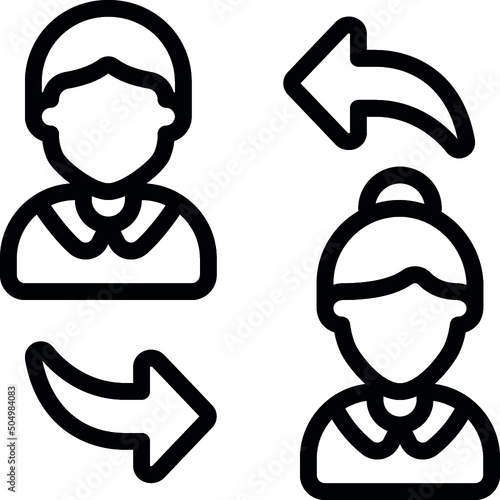 Peer To Peer Transfer Icon