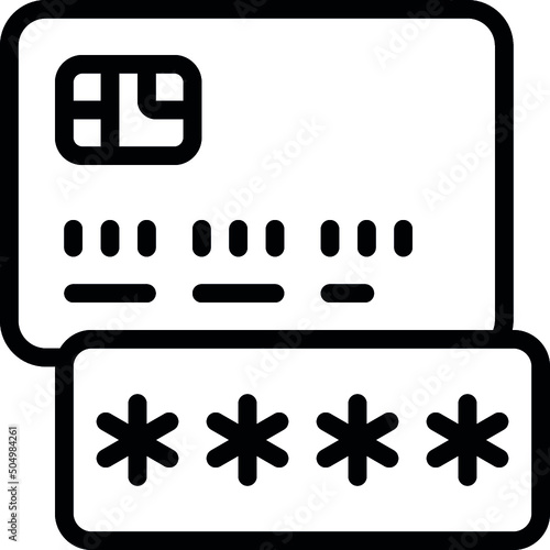 Credit Card Pin Icon