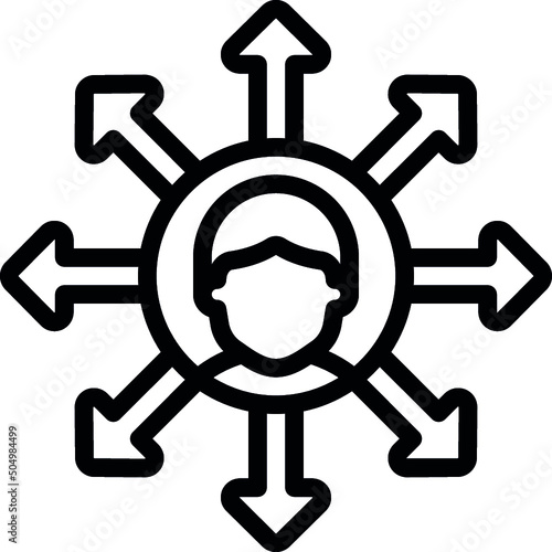 Outsource Employees Icon