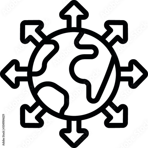 Global Outsourcing Icon