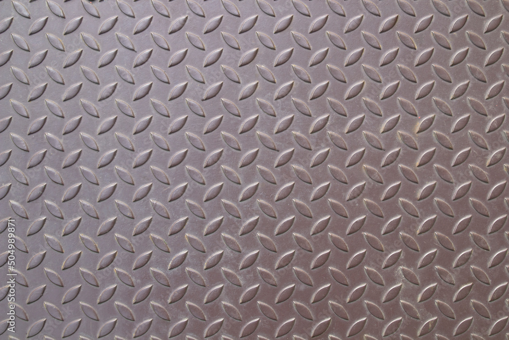 Old grunge checkered steel plates background - Black and White Old grunge checkered steel plates background - Black and White
