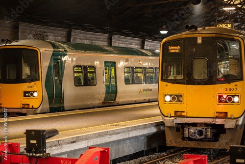 Limerick bus and train station,, Limerick, Ireland, February,12,2022