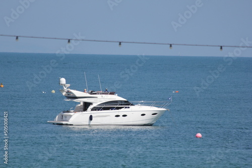 luxury yacht in the sea © Helen