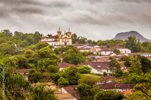 Landscape of the famous historical town Tiradentes. Minas Gerais, Brazil. © Eduardo