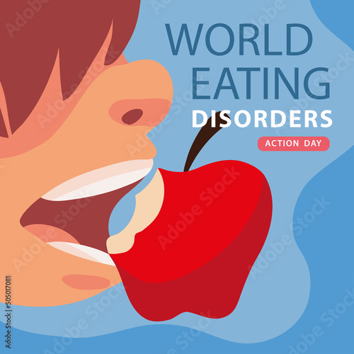 world eating disorders banner