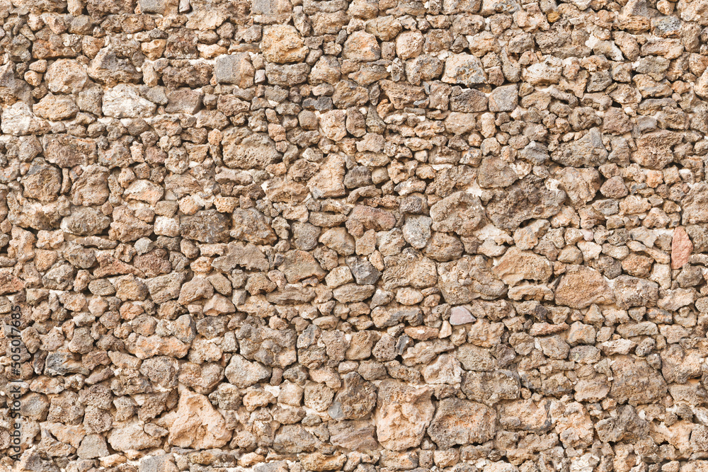 Dry stone wall seamless repeating texture or pattern