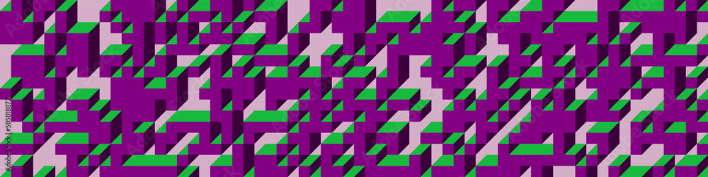 Implementation of Edward Zajec’s “Il Cubo” from 1971. Essentially a Truchet tile set of 8 tiles and rules for placement art illustration Implementation of Edward Zajec’s “Il Cubo” from 1971. Essentially a Truchet tile set of 8 tiles and rules for placement art illustration