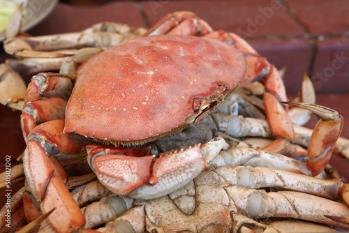 Dungeness crab in Fisherman's Wharf, San Francisco, California, USA