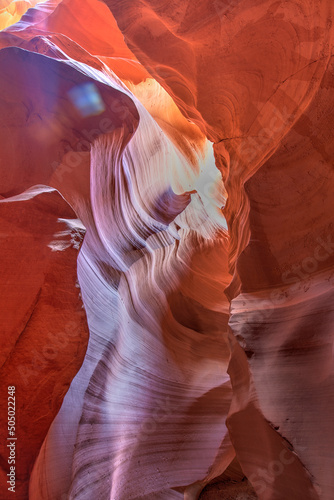 The color of the Upper Antelope Canyon, Arizona, United States