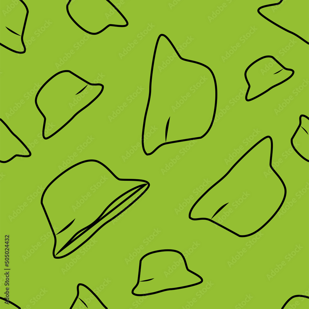 Vector illustration. Bright flying seamless pattern with simple contour ...