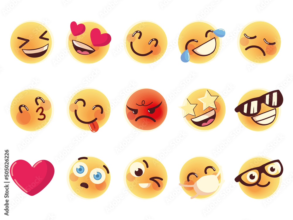 icons set emoji icons set emoji