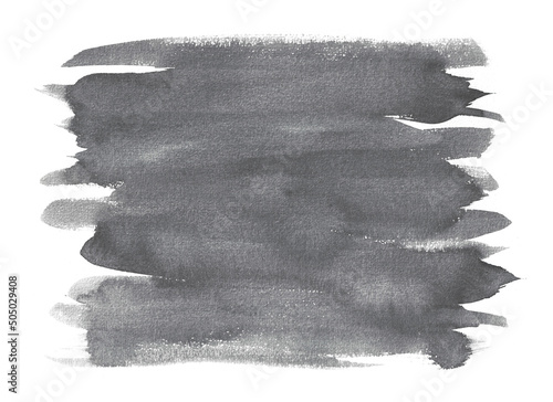 Watercolor brush square handmade painting 2