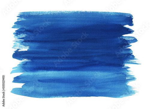 Watercolor brush square handmade painting