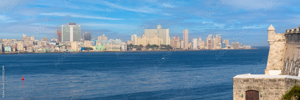 Panoramic view of the city of Havana in Cuba Panoramic view of the city of Havana in Cuba