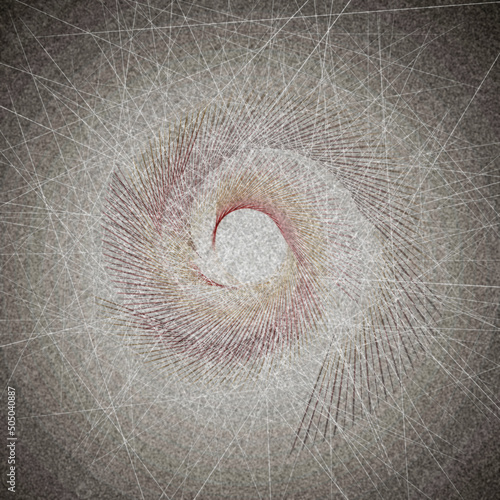 Space and lines abstract background illustration