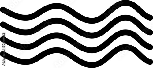 Wave Icon vector illustration on white background..eps