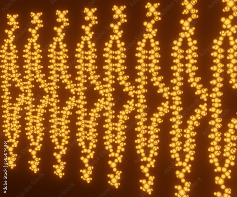 isolated illuminated Structure of phospholipid molecules bilayer 3d rendering isolated illuminated Structure of phospholipid molecules bilayer 3d rendering