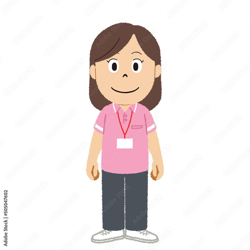 介護士の女性イラスト Stock Illustration Adobe Stock 介護士の女性イラスト Stock Illustration Adobe Stock