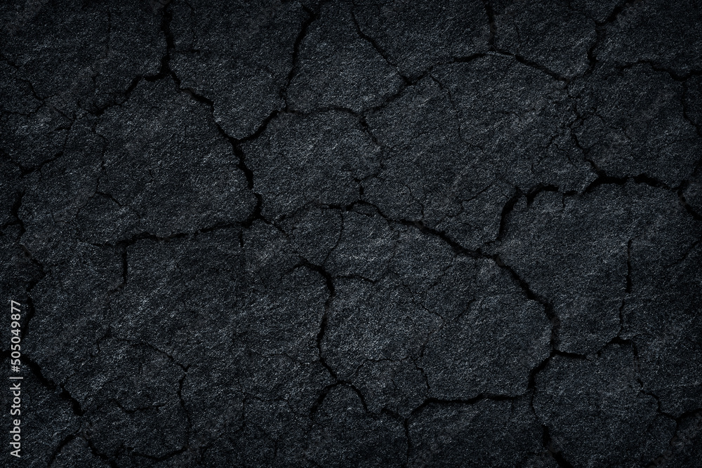 Dark grey black slate stone crack background or texture Dark grey black slate stone crack background or texture