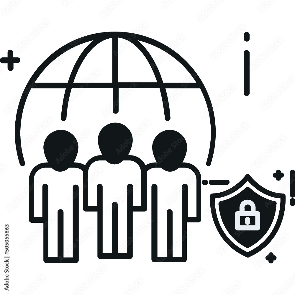 Business protection, business safety, business success icon Business protection, business safety, business success icon