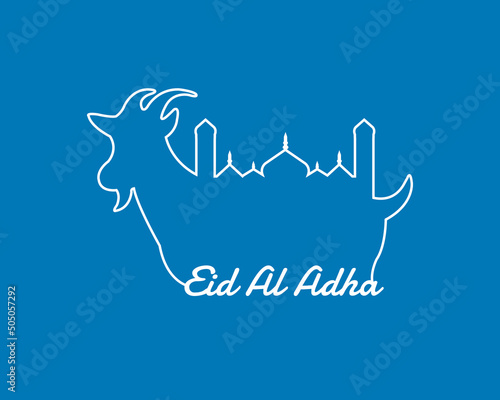 Eid Al Adha Line Art