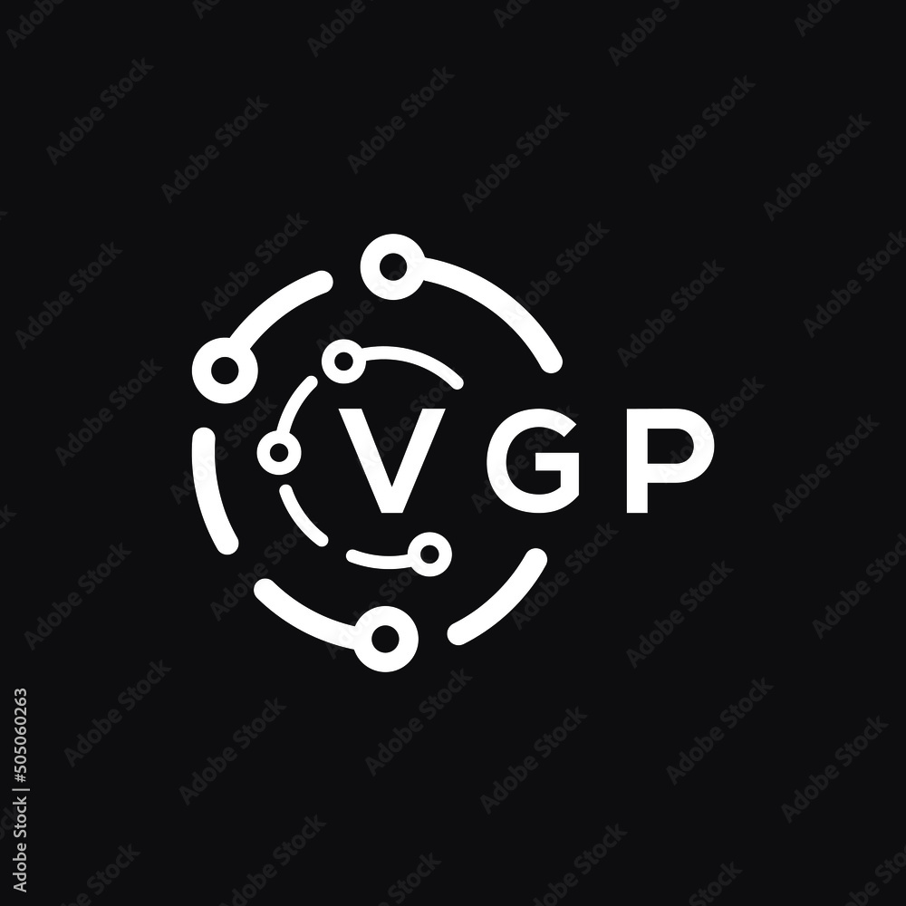 VGP letter logo design on black background. VGP creative initials letter logo concept. VGP letter design. VGP letter logo design on black background. VGP creative initials letter logo concept. VGP letter design.