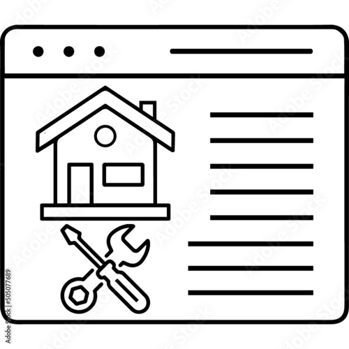 Construction, home, renovation icon