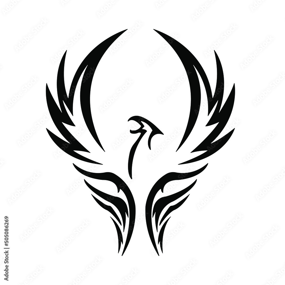 Obraz premium Tattoo pattern on white background