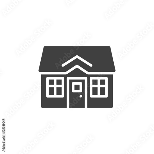 House building vector icon