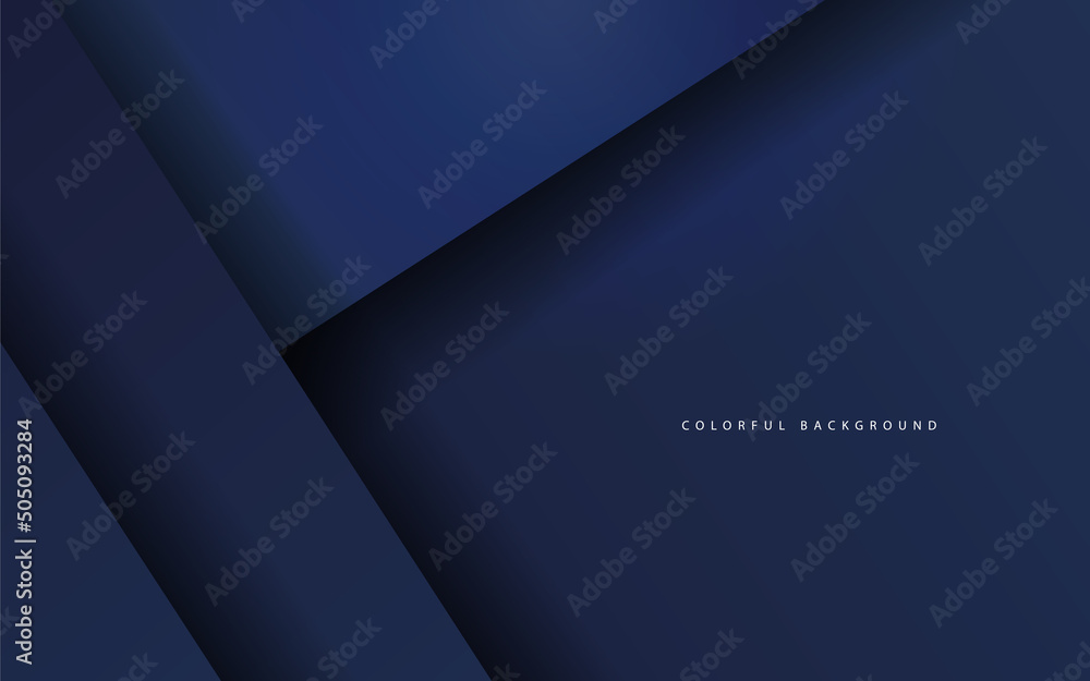 Abstract navy blue geometric shape papercut background Abstract navy blue geometric shape papercut background