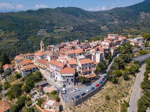 View of Principality of Seborga, Liguria, Italy