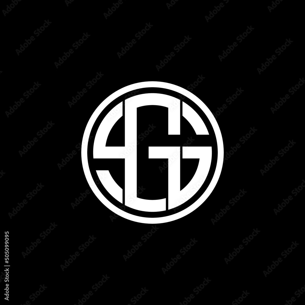 SG Monogram Letter Logo Design SG Monogram Letter Logo Design
