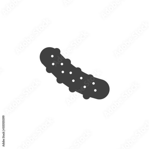 Cucumber vegetable vector icon