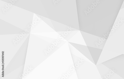 Abstract white and grey color lines background. Pattern geometric style. Space for text. Texture with light and shadow. Digital technology wallpaper used in the corporate. Vector illustration. © Ekkachai