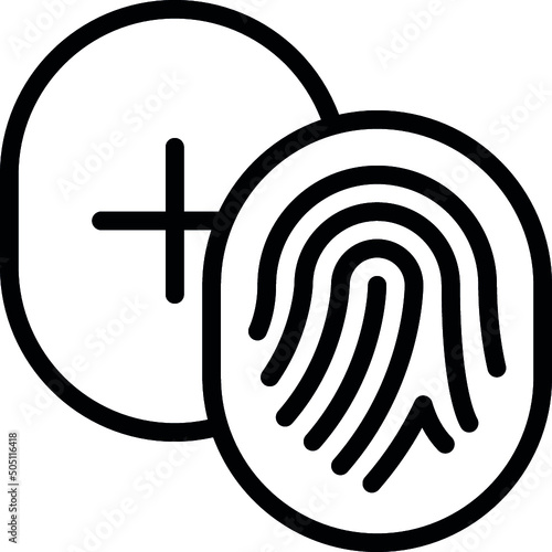 Duplicate Fingerprint Icon
