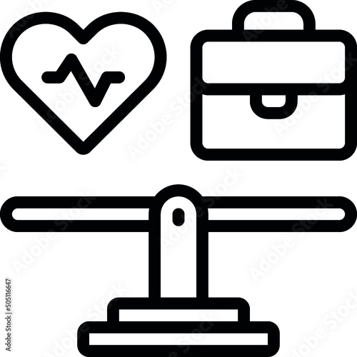 Work Life Balance Icon