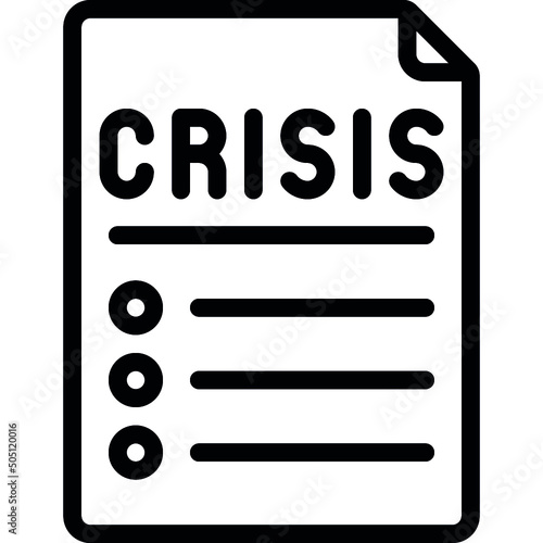 Crisis Document Icon