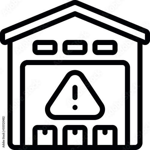 Warehouse Crisis Icon