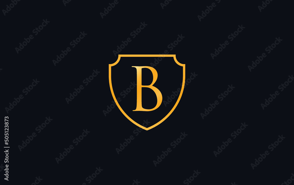 Shield Security and Protection logo design vector with the letter and alphabets B Shield Security and Protection logo design vector with the letter and alphabets B