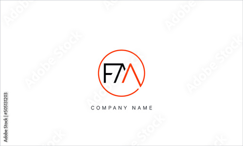 FM, MF, Letters Logo Monogram