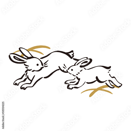 うさぎ アドビストックのデザイン かべいろ Com おしゃれ壁紙リフォーム貼り替え オリジナルインクジェット壁紙