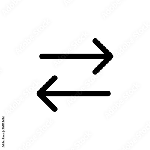 Left right direction icon