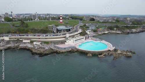 Lido restored 2022 
Plymouth  Devon UK drone aerial view


Plymouth city in Devon UK drone aerial view photo