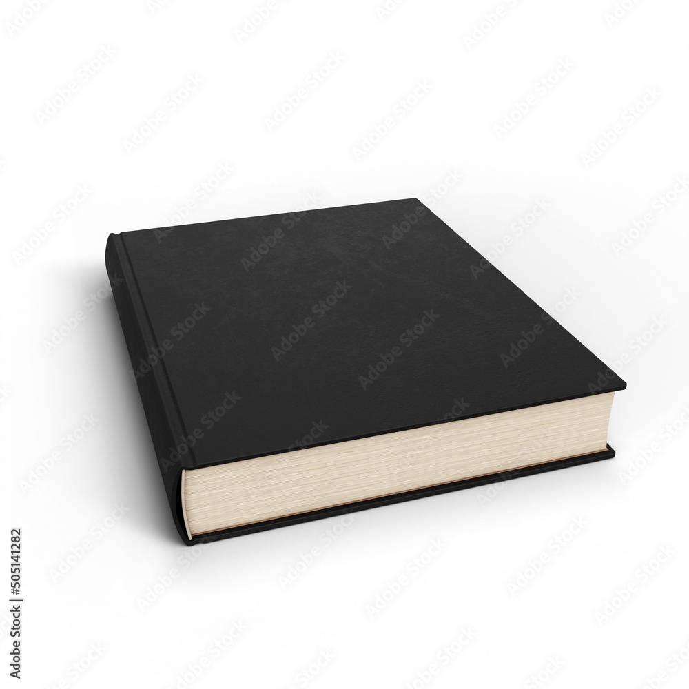 Book, Symbol of Reading, Science and Literature. Template for Thematic Mockup. 3D Illustration. File with Clipping Path. Book, Symbol of Reading, Science and Literature. Template for Thematic Mockup. 3D Illustration. File with Clipping Path.