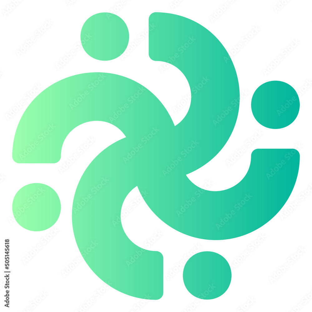 abstract shape gradient icon abstract shape gradient icon