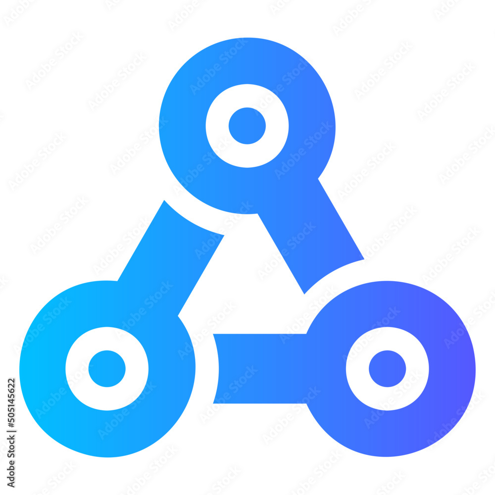 abstract shape gradient icon abstract shape gradient icon