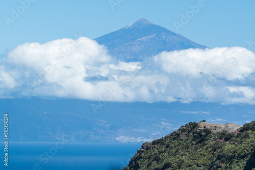 El Teide volcano from La Gomera