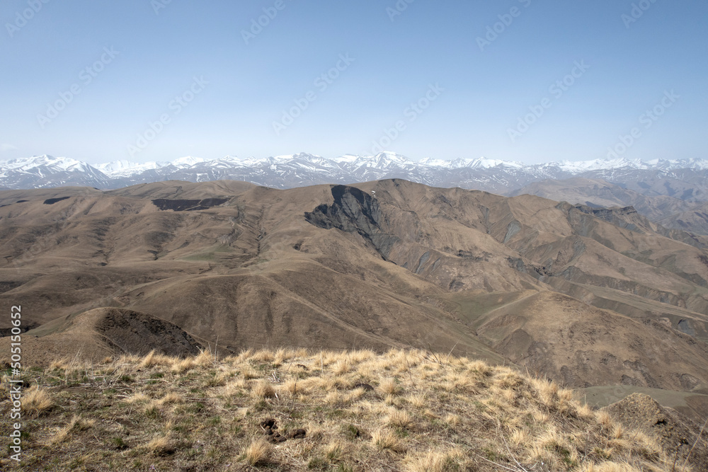 mountain landscape in spring in a beautiful place.
beautiful view of the mountains in the Republic of Dagestan. Russia